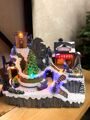 Рождественская деревня с LED "Магазинчик с ёлками"