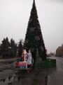 Большая уличная каркасная елка "Эксклюзив Слим"