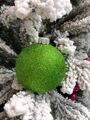Шар пластиковый, парча зелёный хамелеон ВН07