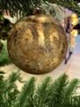 Шар стеклянный "Викторианский стиль" 10 см
