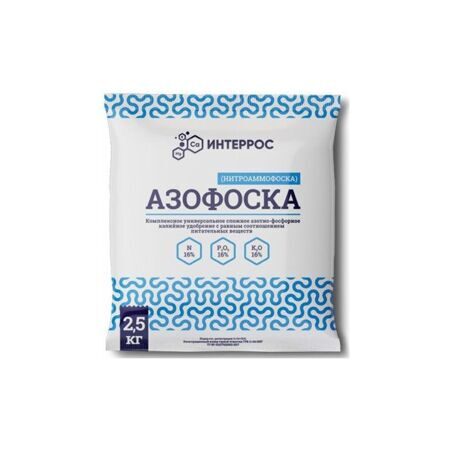 Универсальное азотно-фосфорно-калийное удобрение "Азофоска" 2.5 кг