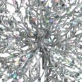 Цветок новогодний "Пуансеттия" серебряная