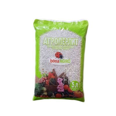 Агроперлит природный сорбент bonaAGRO 5 литров