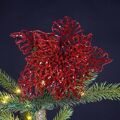 Цветок новогодний "Пуансеттия" красная