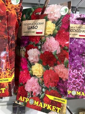 Гвоздика садовая Шабо, 0,2 г 2