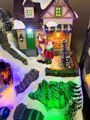 Рождественская деревня с LED "Новогодняя суета"
